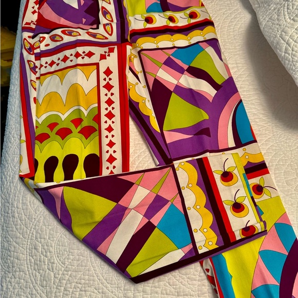 D&G Multicolor Pucci design fabric Patterned suit, Jacket and straight leg slack - Picture 13 of 16